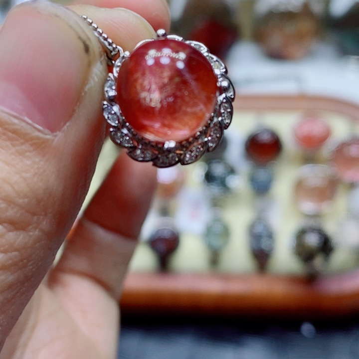 水晶戒指未镶嵌水晶