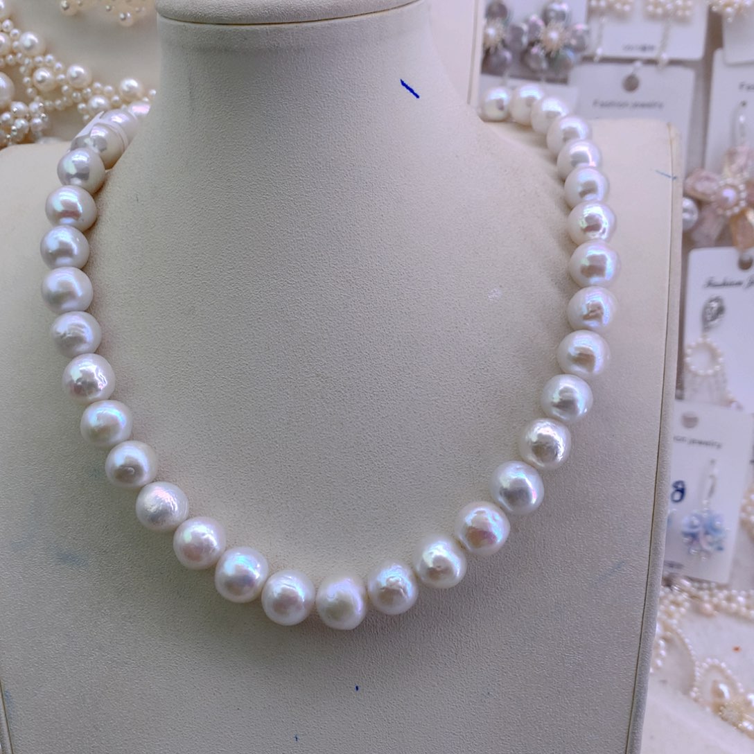 橙****项链淡水珍珠未镶嵌