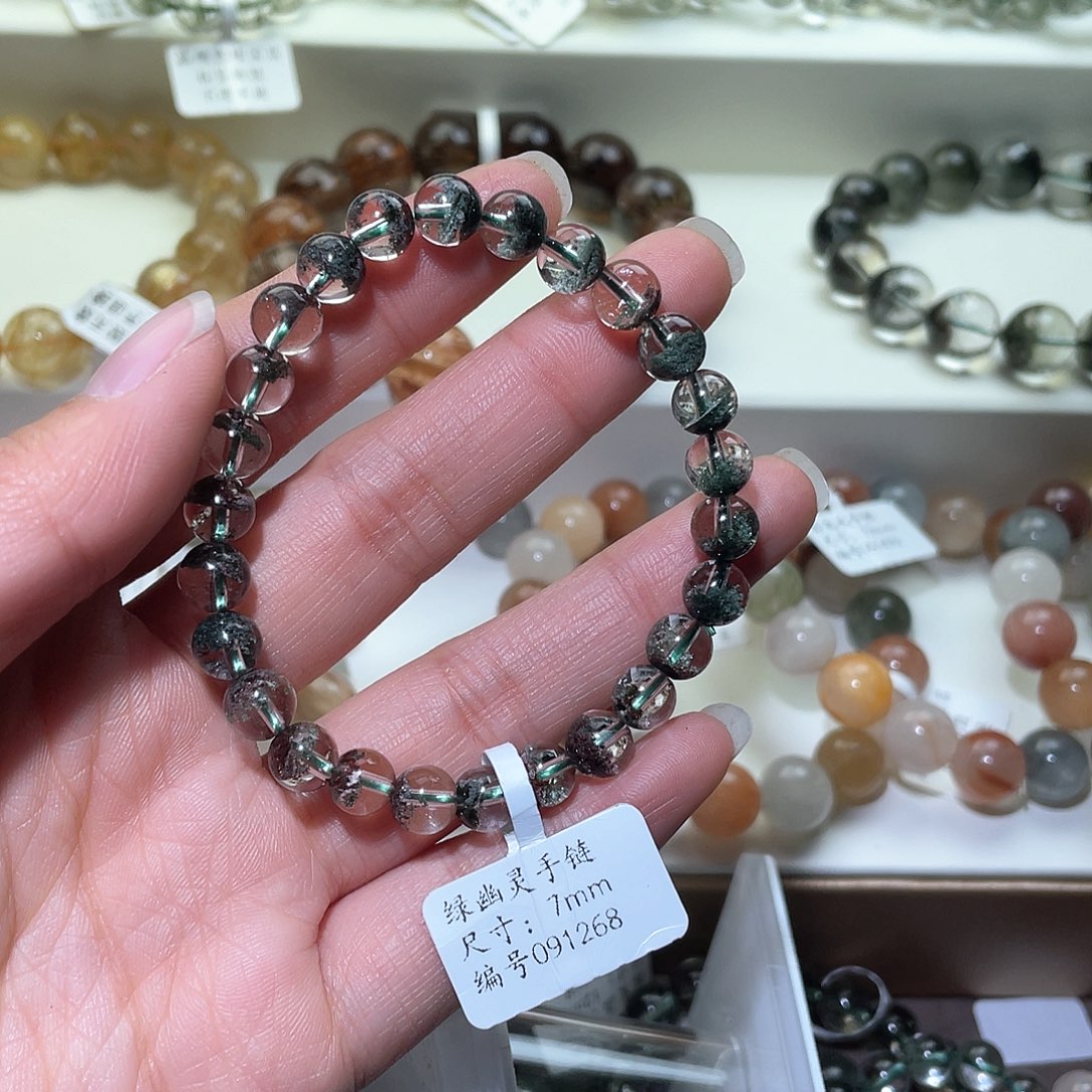 水晶手链未镶嵌手****7水晶