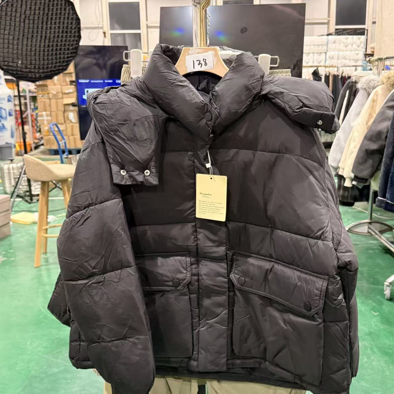 138保暖一等品花瓣袖加厚休闲厚款女士连帽长袖