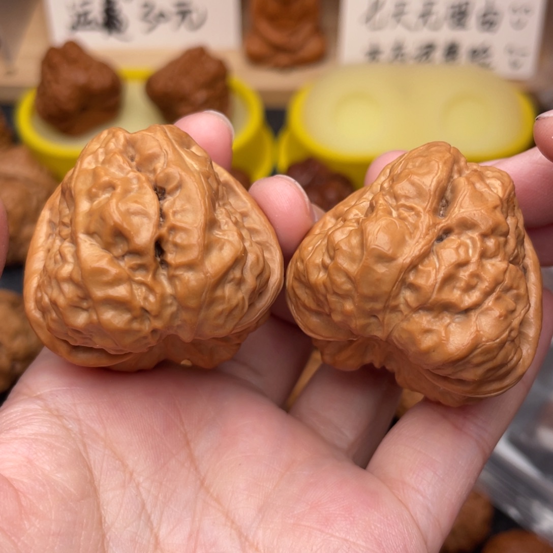 晴***好文玩核桃把件蛤蟆40