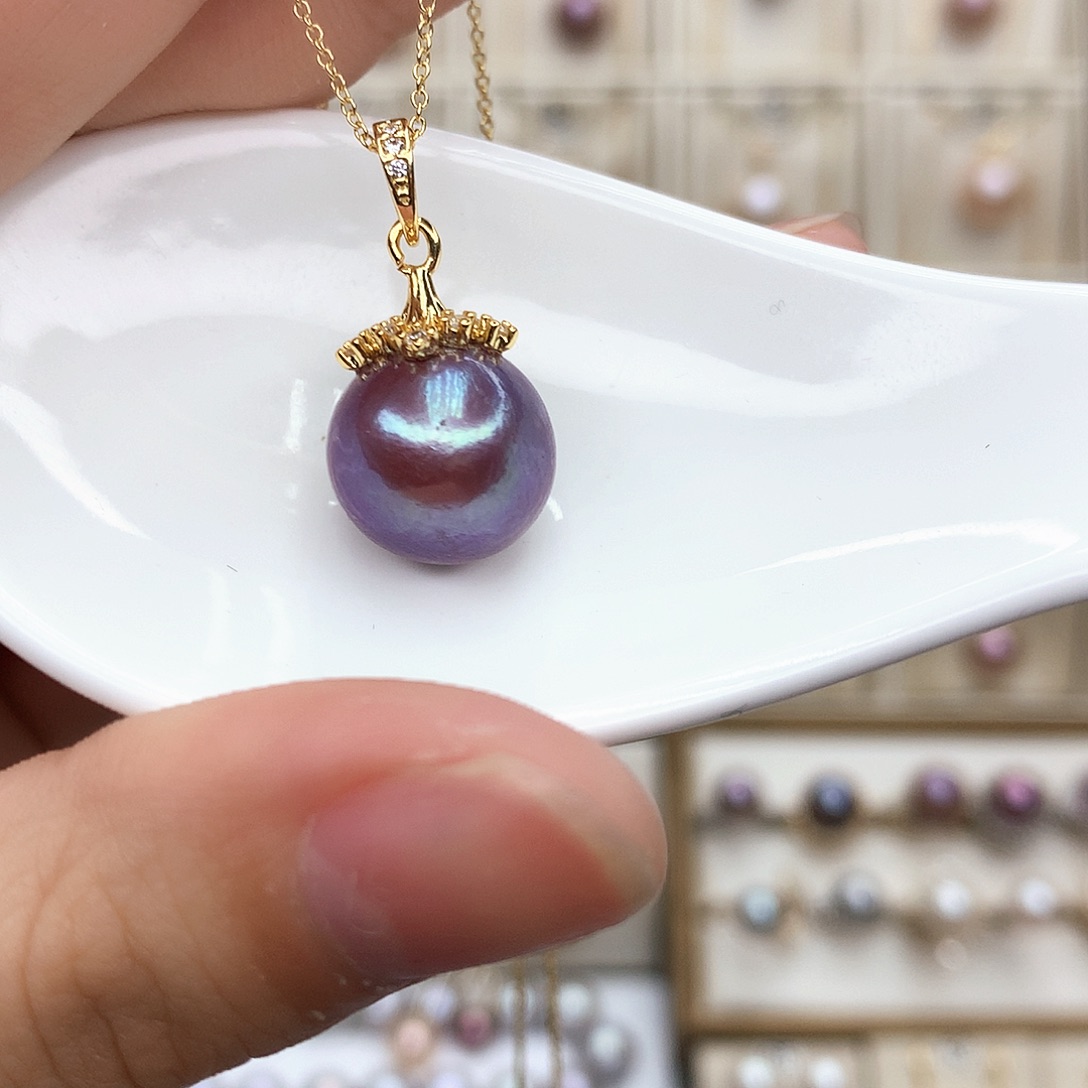 淡水珍珠颈饰合金