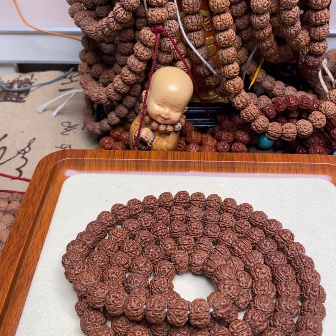 金刚菩提吊坠超*播纯血老树王108卡10