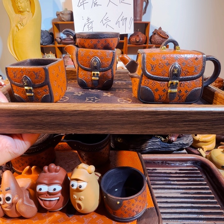 ****子茶壶拼配泥纯手工制作过程就是