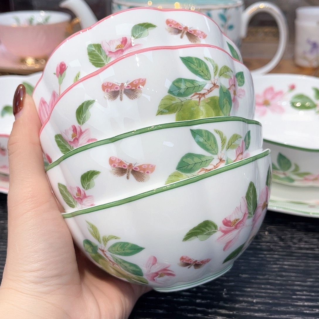 骨瓷饭碗4个//////：/