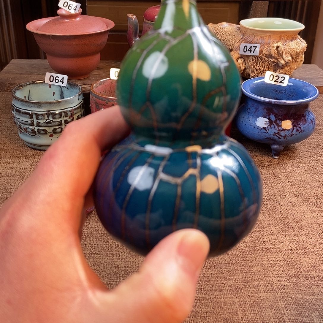 摆件钧瓷摆件材料