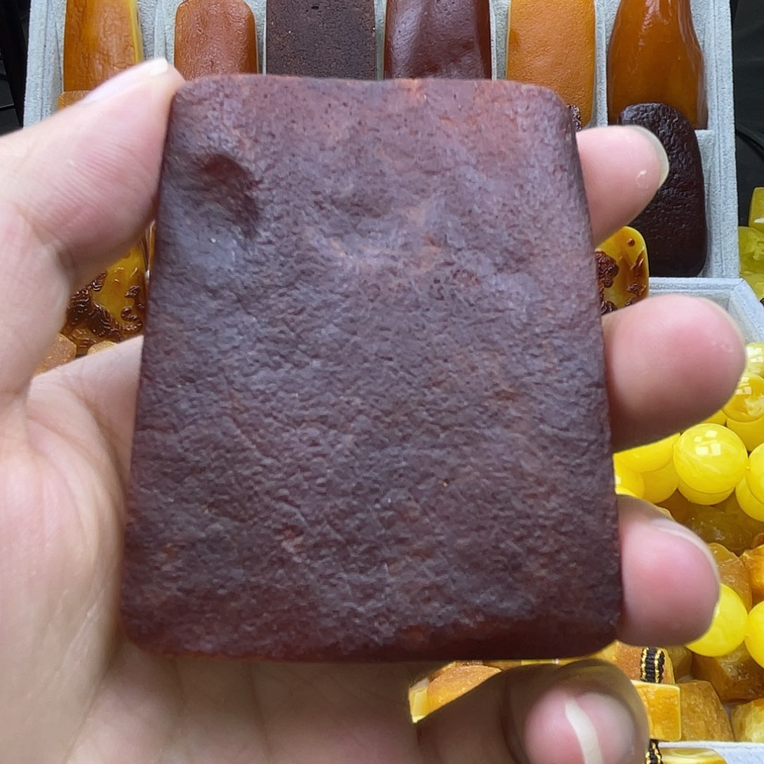 定制蜜蜡未镶嵌牌子