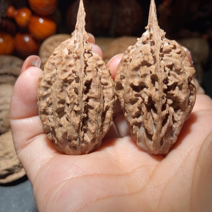 把件文玩核桃东北楸子小雪207