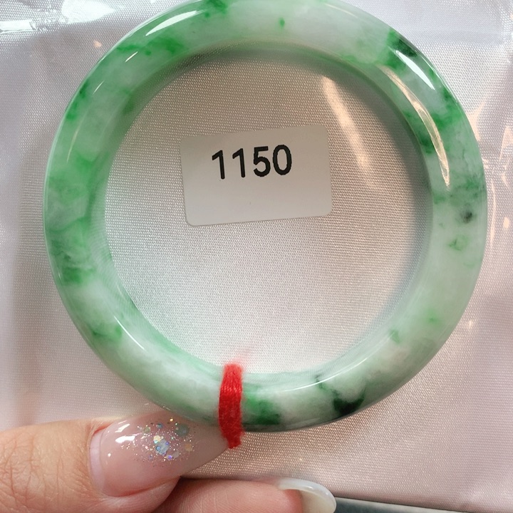 翡翠手镯未镶嵌天然翡翠手镯53