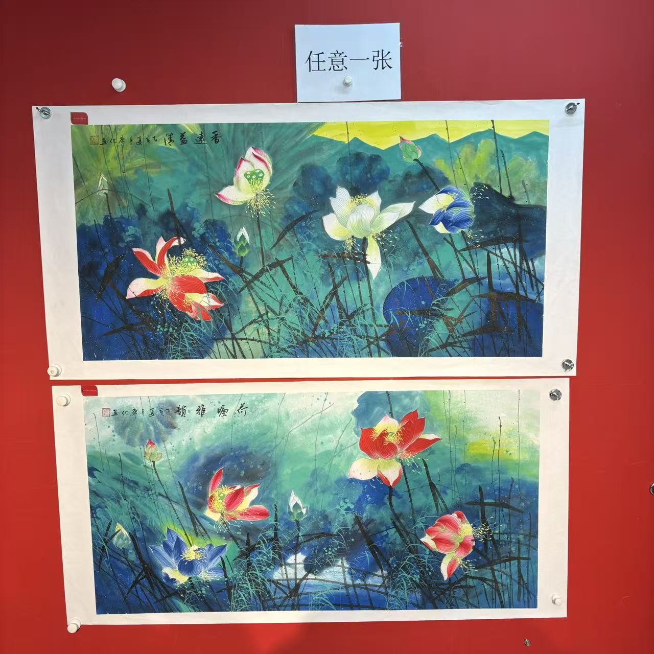 国画廖化老师国画作品（任意一张）