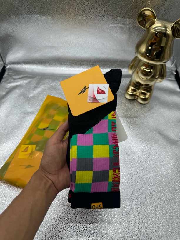 SPO 高帮篮球袜小丑配色