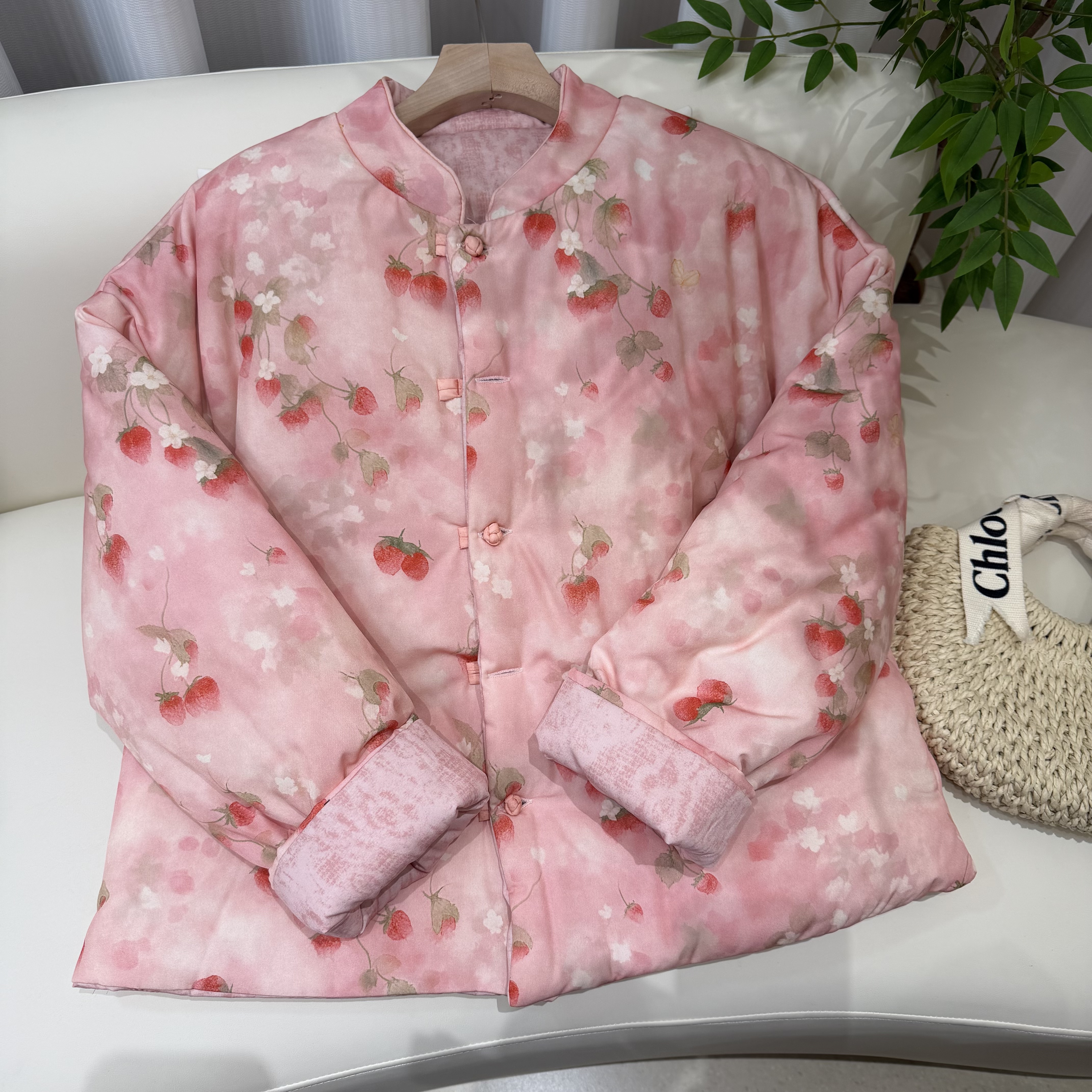 【青舍麻衣】25款草莓双面穿棉服