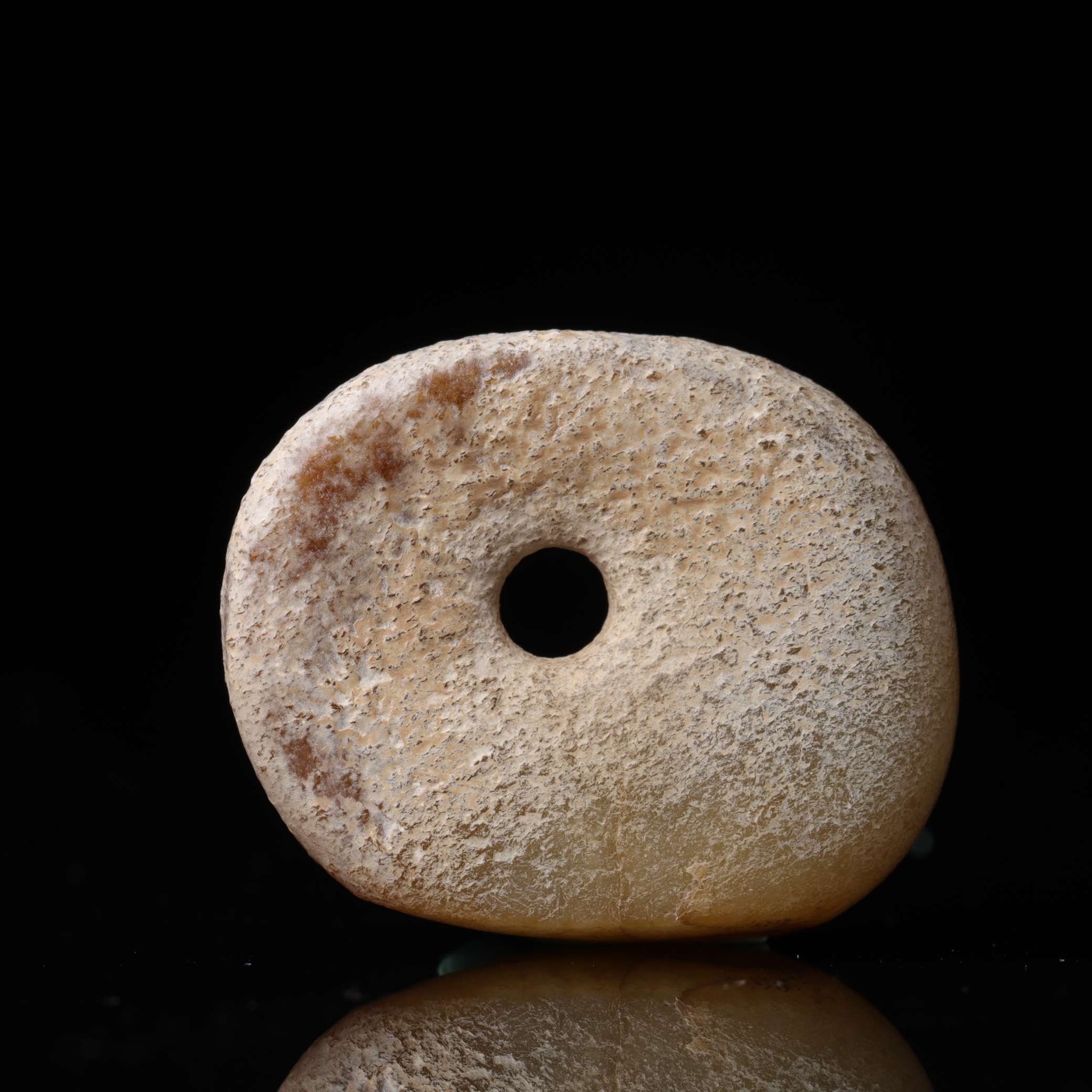 明代和田玉素饰珠-NX