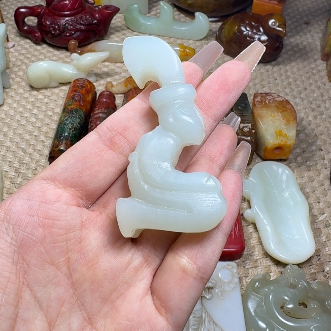 吊坠白玉菩提挂件