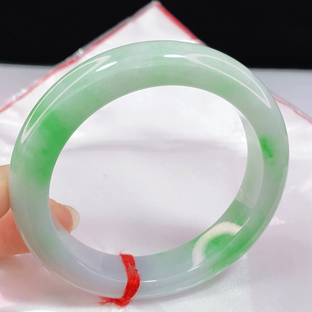 未镶嵌手镯翡翠54.3正圈