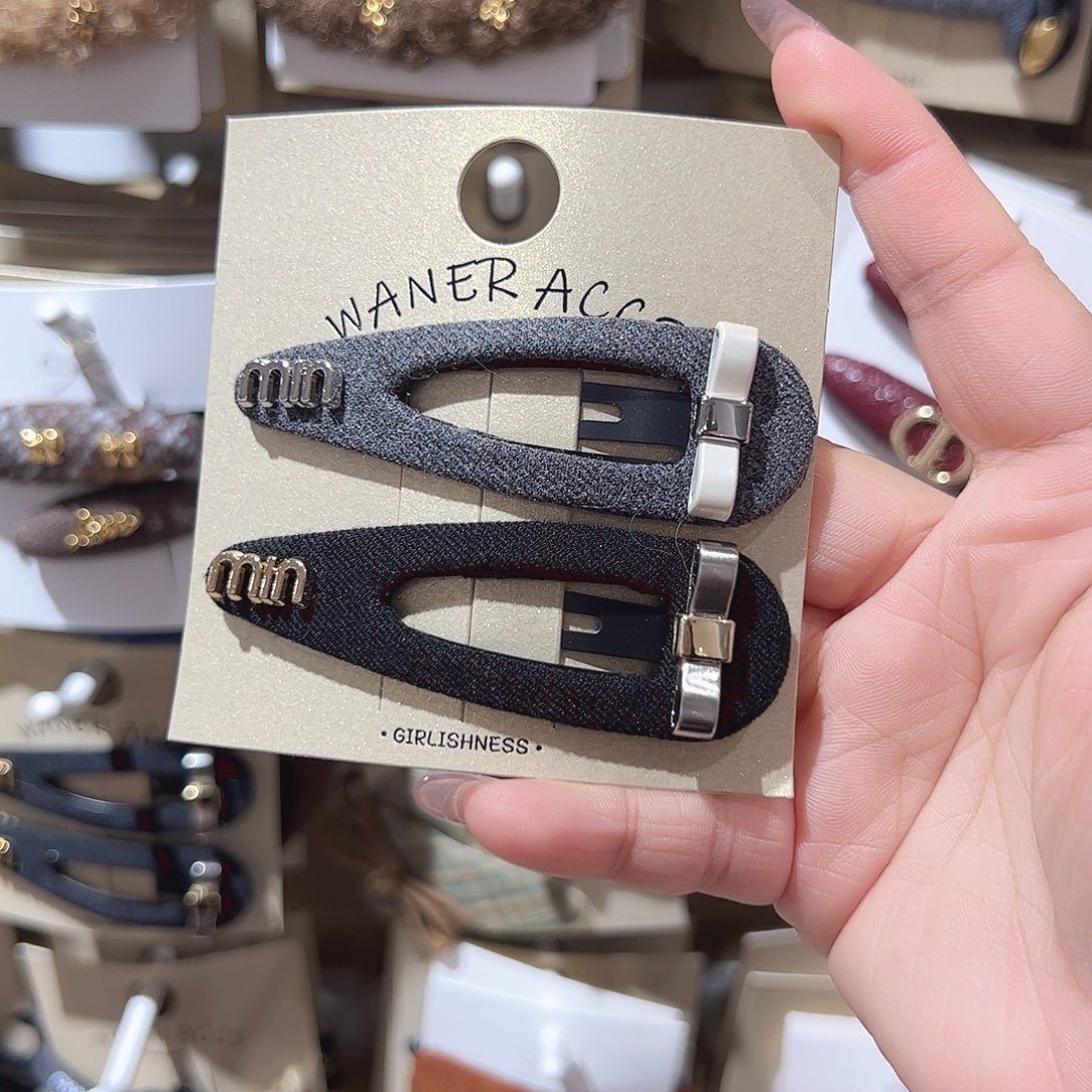 非金属蝴蝶结拼色掰掰一对