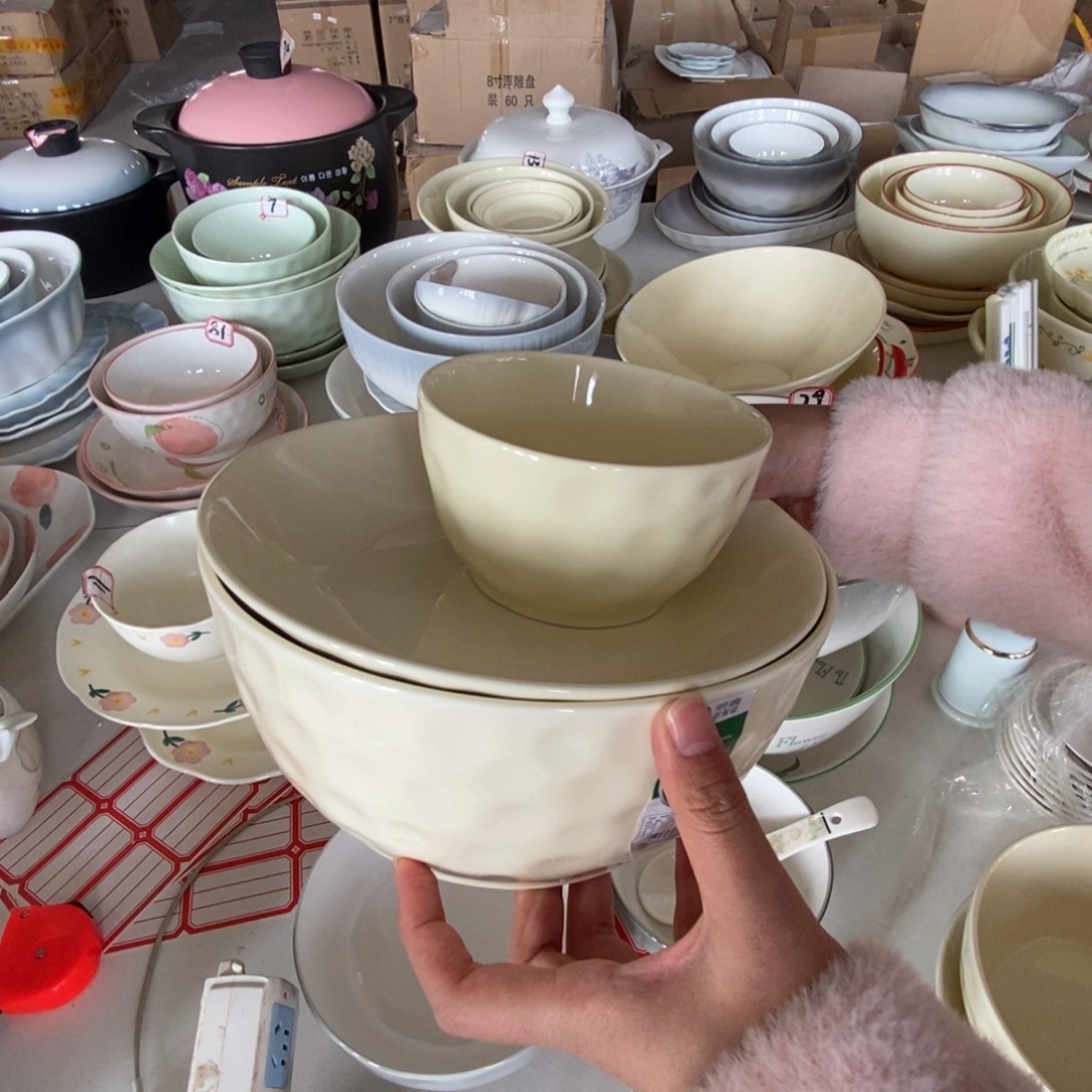 陶2个5英寸饭碗 2个8汤碗 4个8深盘