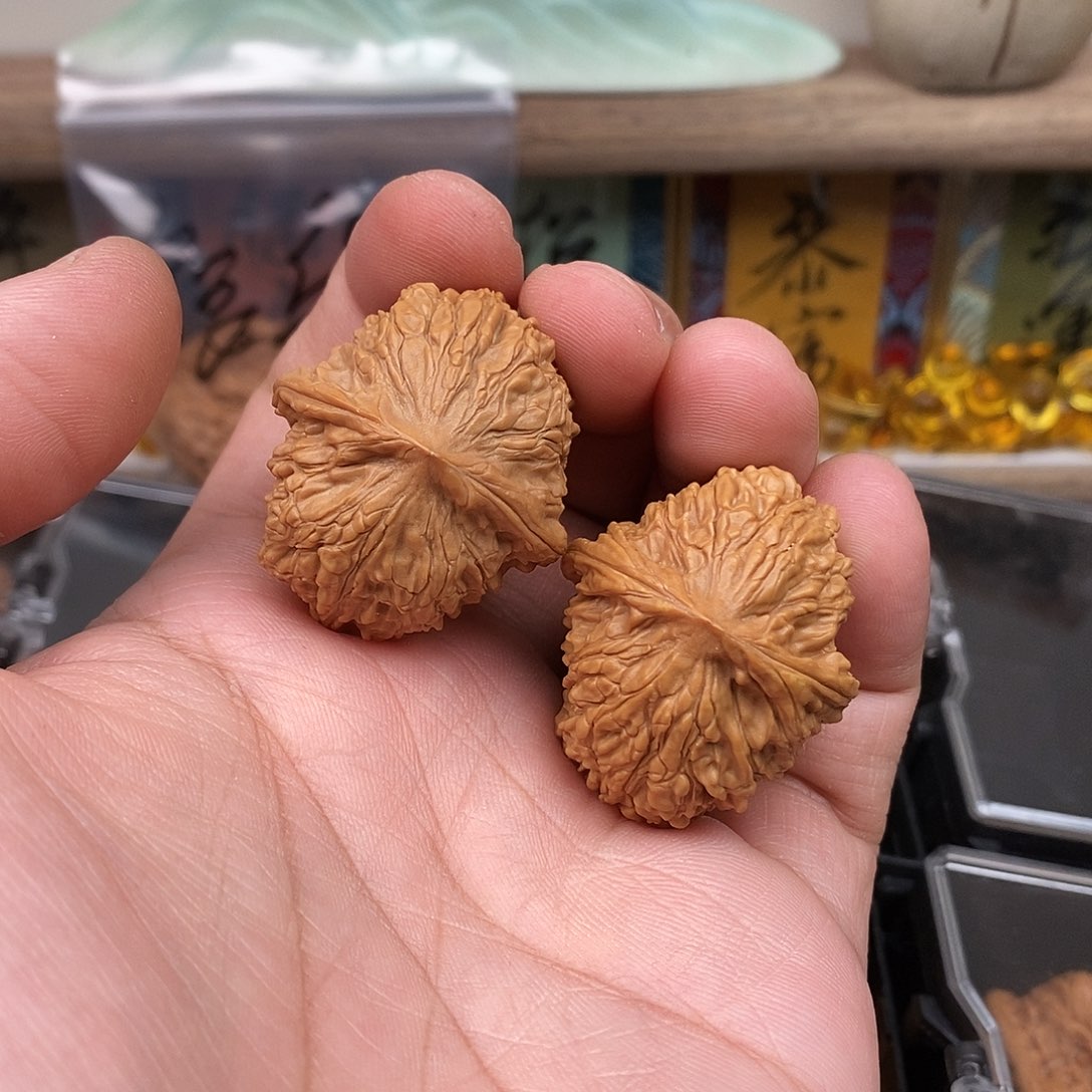 越***把件文玩核桃寿星头