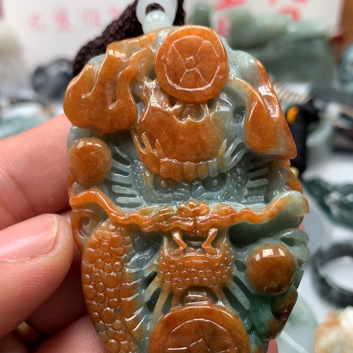 翡翠颈饰未镶嵌保真天然A货翡翠