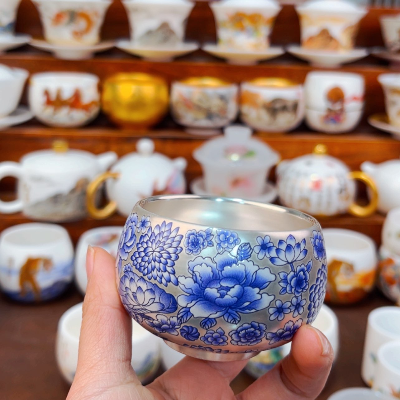 【闪购商品】高货羊脂玉瓷茶具