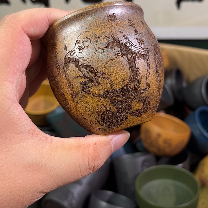 茶杯紫砂全手工紫砂主人杯