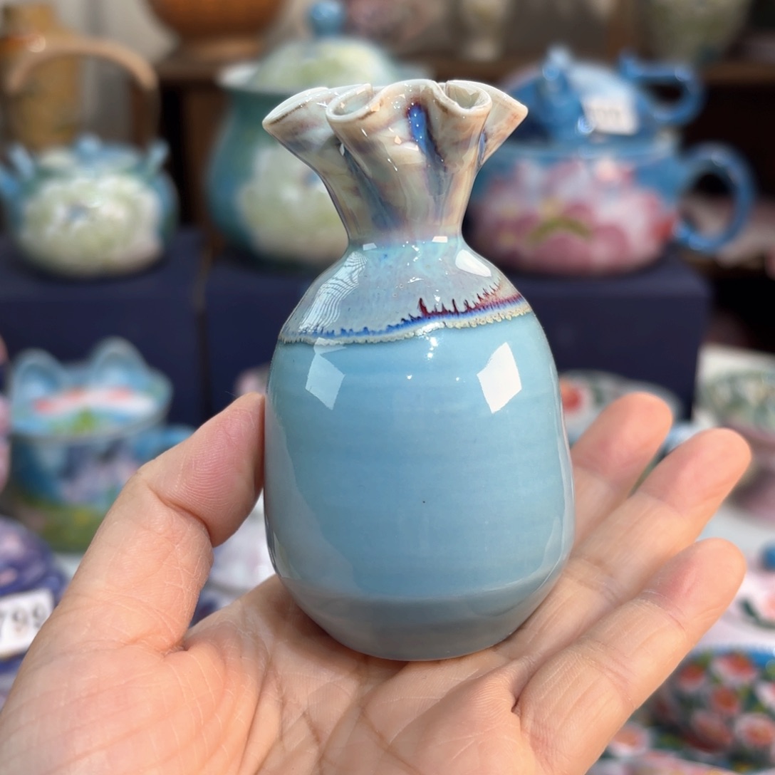 景德镇手绘高温釉下彩陶瓷茶具