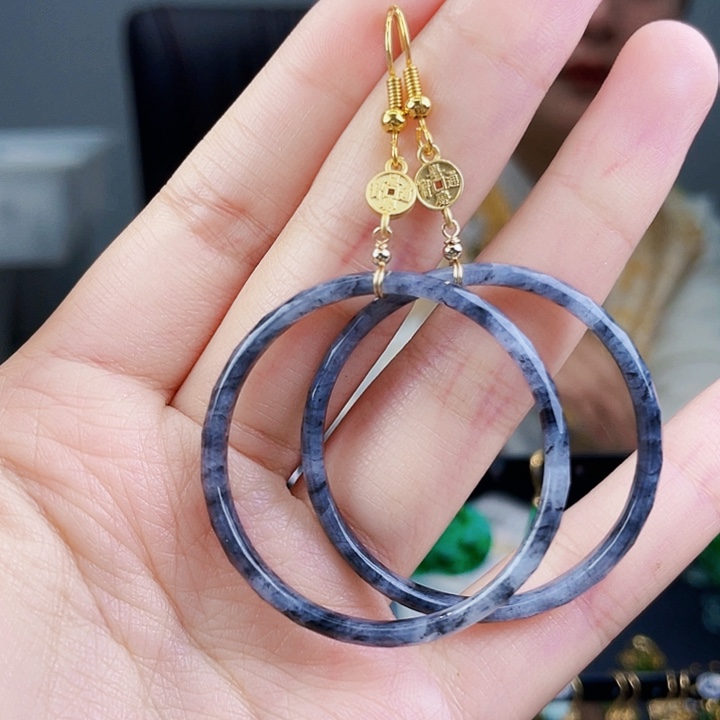 翡翠耳饰未镶嵌饰品