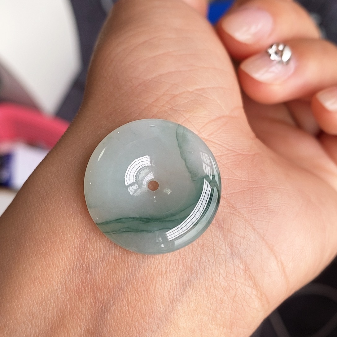 翡翠颈饰未镶嵌羽*翡翠首饰