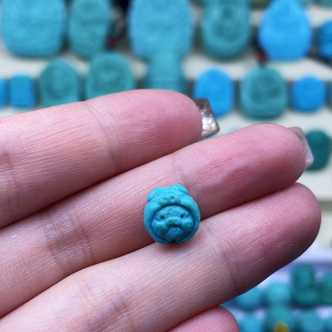 绿松石珠宝奇石未镶嵌