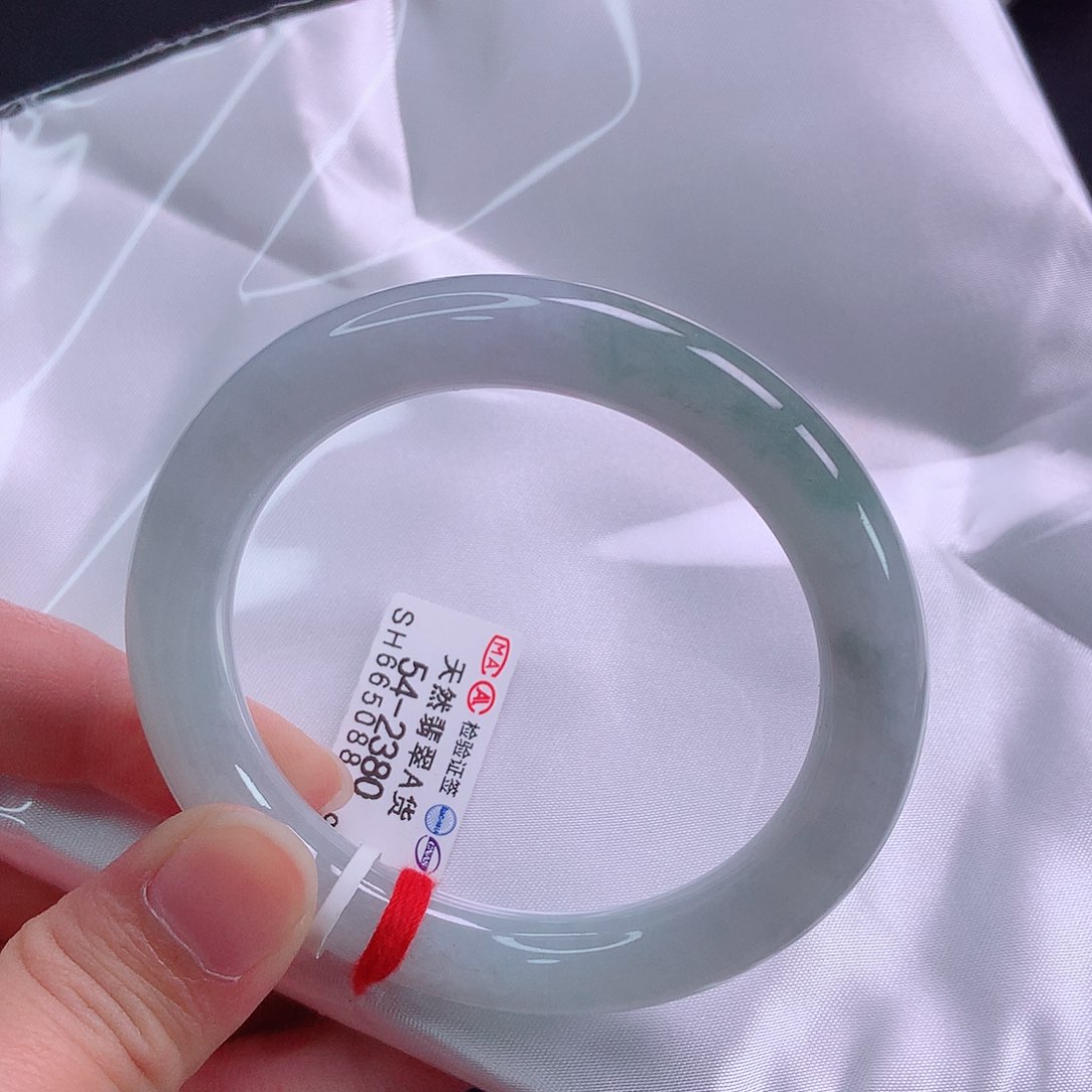 翡翠手镯未镶嵌54圆条