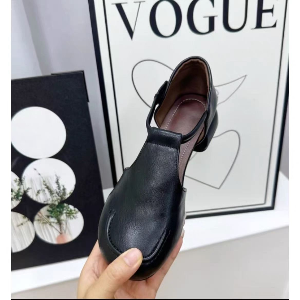 【有运费险】夏款复古做旧风透气舒适单鞋简约气质百搭女鞋