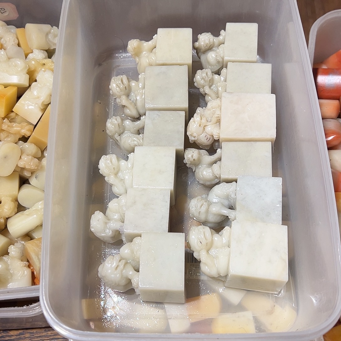 寿山石批发2个3.0-3.5左右