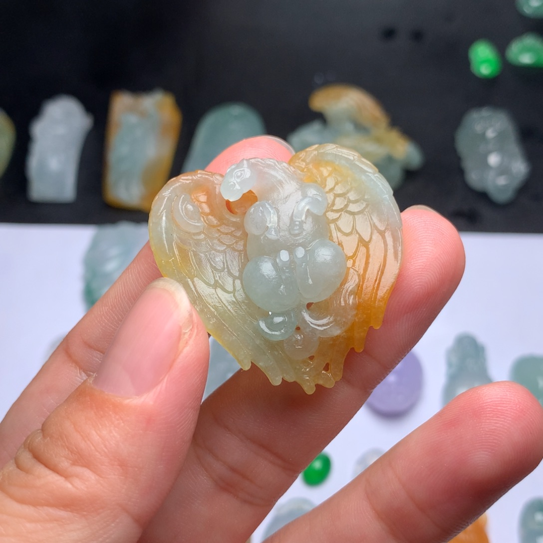 定制翡翠未镶嵌天马