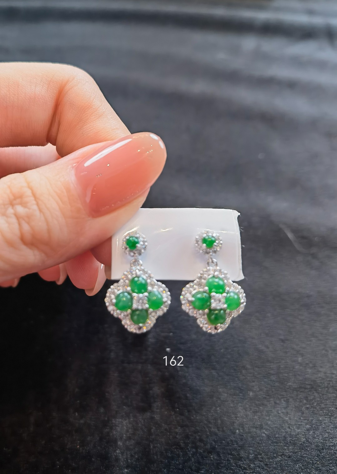 【宝妈珠宝精选】BM00162天然翡翠耳饰