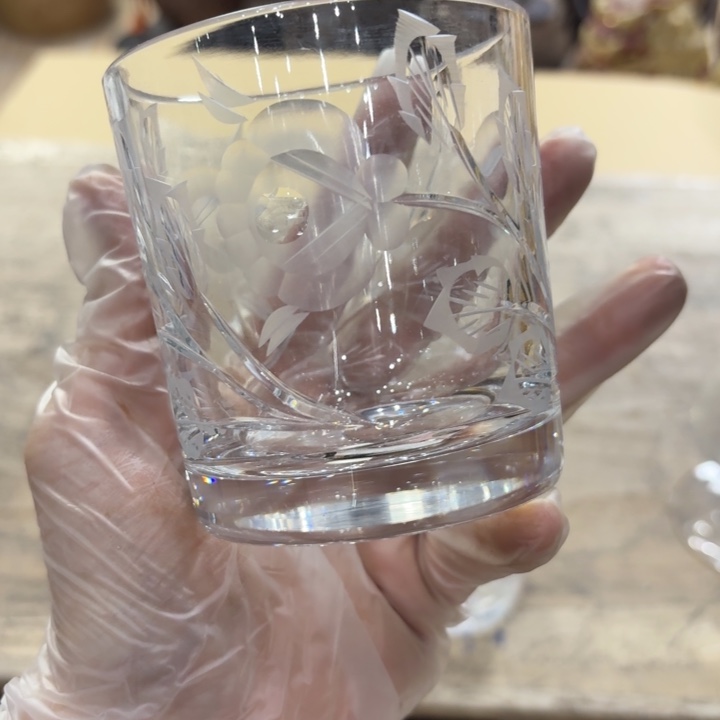 人造水晶古美术置物摆件
