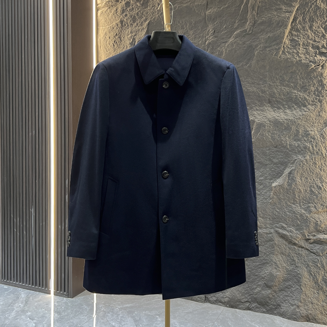 凯莱LU喜149056【意大利面料诺优翩ya】男冬季翻领二合一鹅绒大衣