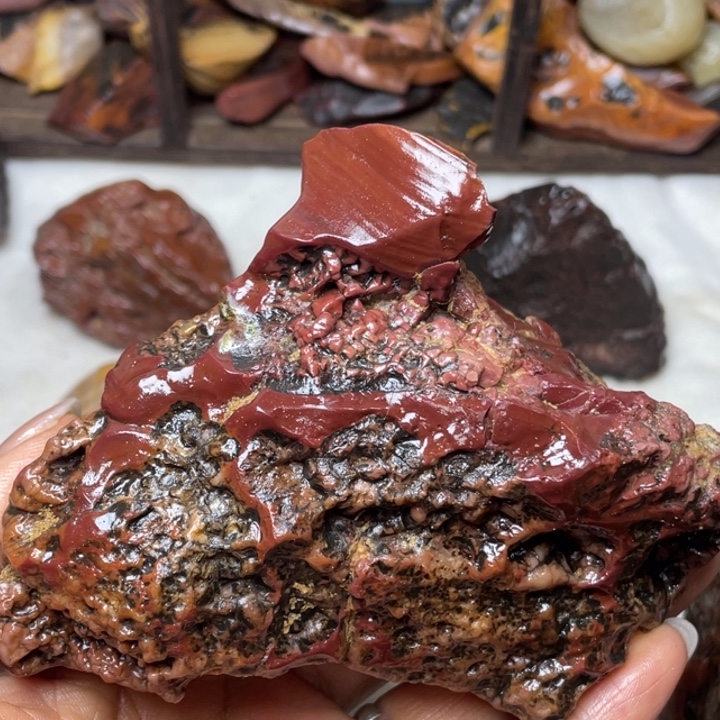 如***盛石材戈壁牧民美石原石