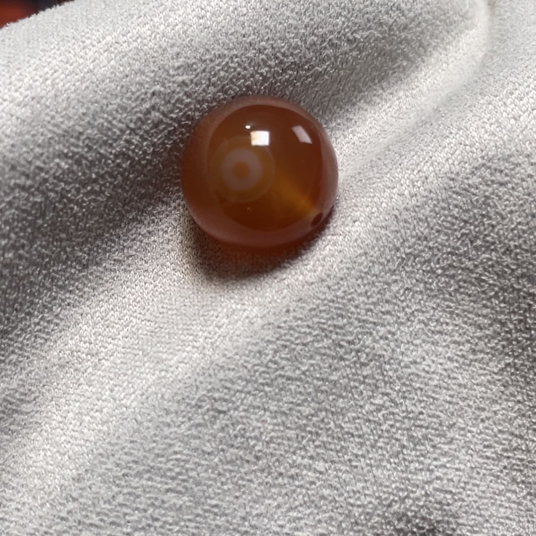 南红玛瑙 天眼单珠卡13➕未镶嵌