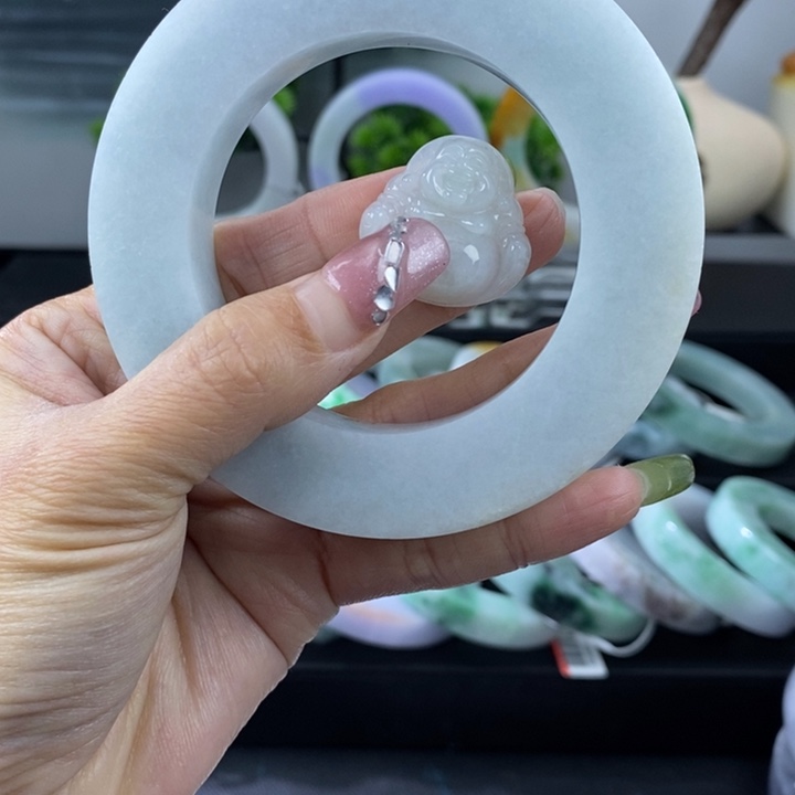 定制翡翠天然翡翠A货未镶嵌我***静