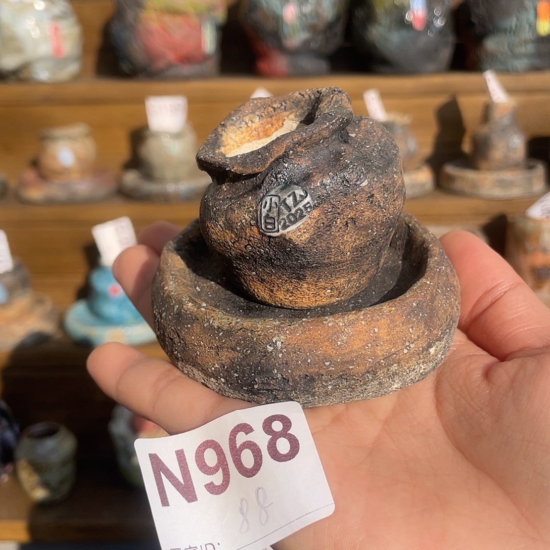 坛子姐花盆 新品匣钵土一套 盆内口2.5