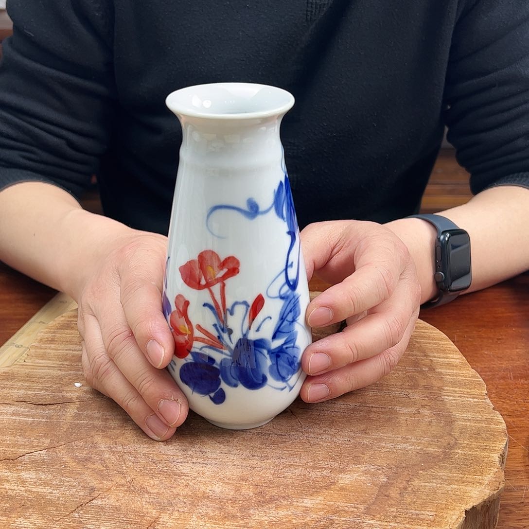 瓷片景德镇陶瓷手工手绘制作