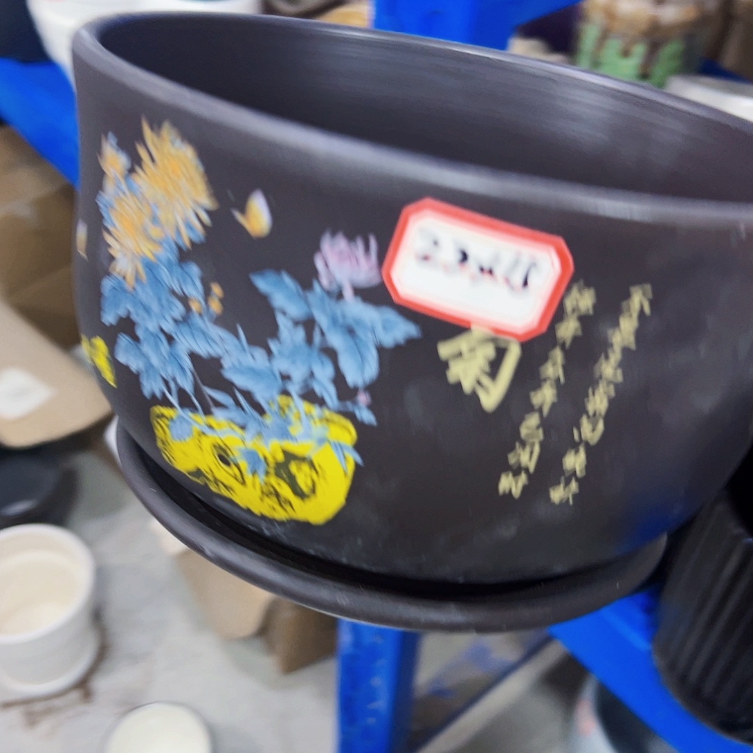 外贸尾单陶瓷花盆凑单10米包邮