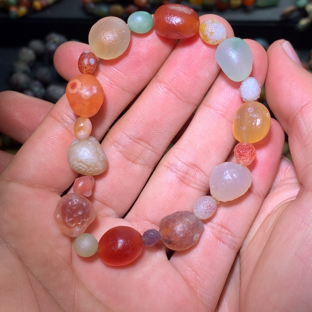 玛瑙/玉髓未镶嵌手链