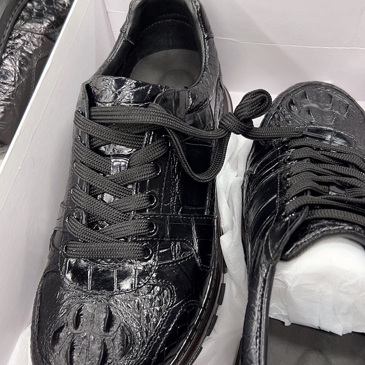 初***者磨砂皮（牛皮）鳄鱼头骨运动40码