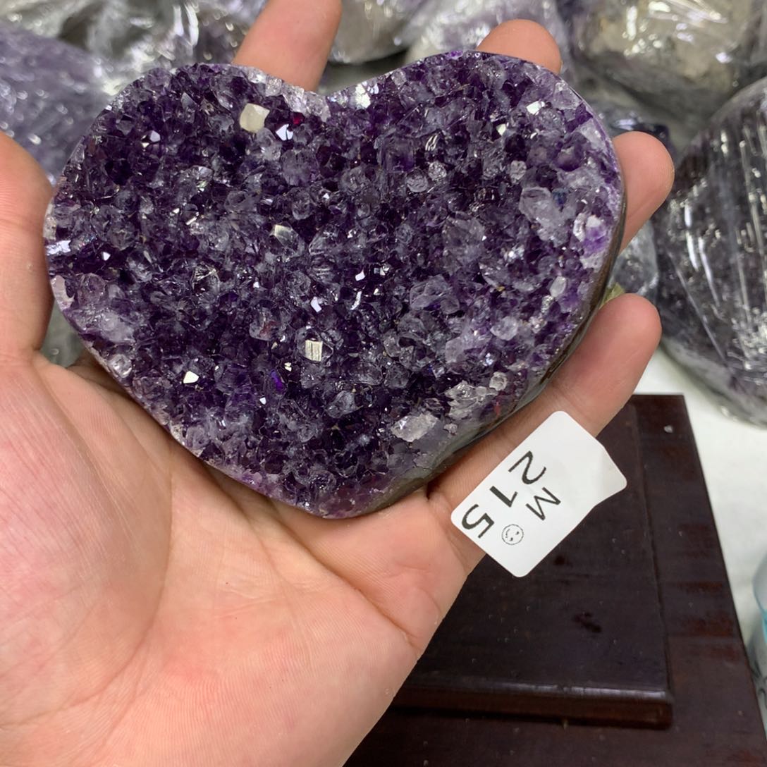 紫晶摆件未镶嵌水晶