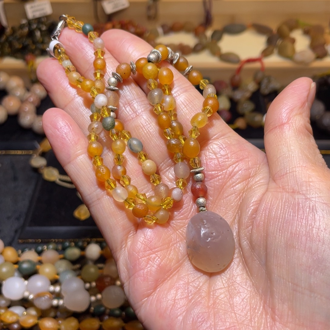 玛瑙/玉髓未镶嵌手链