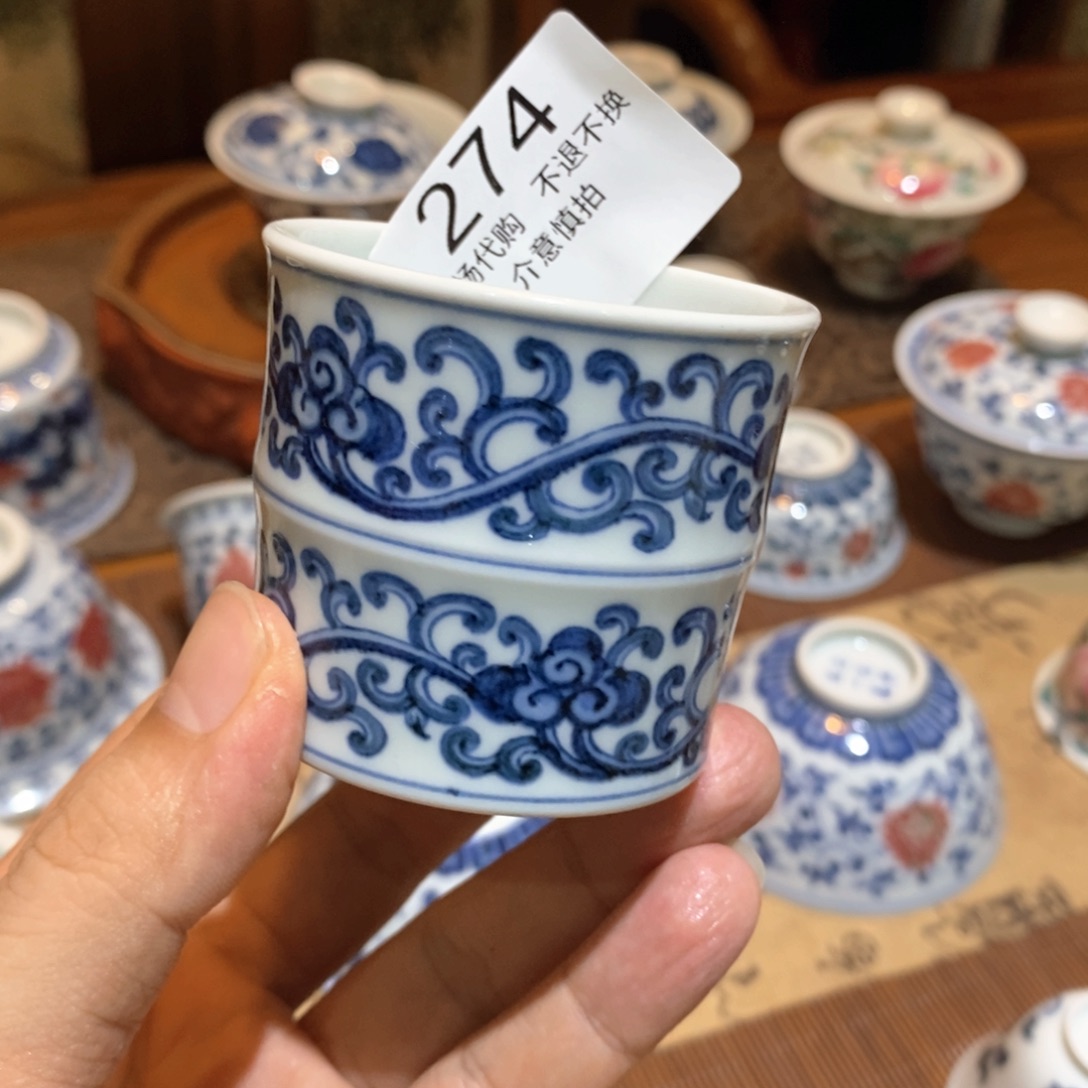 开播福利景德镇纯手绘茶器微瑕274