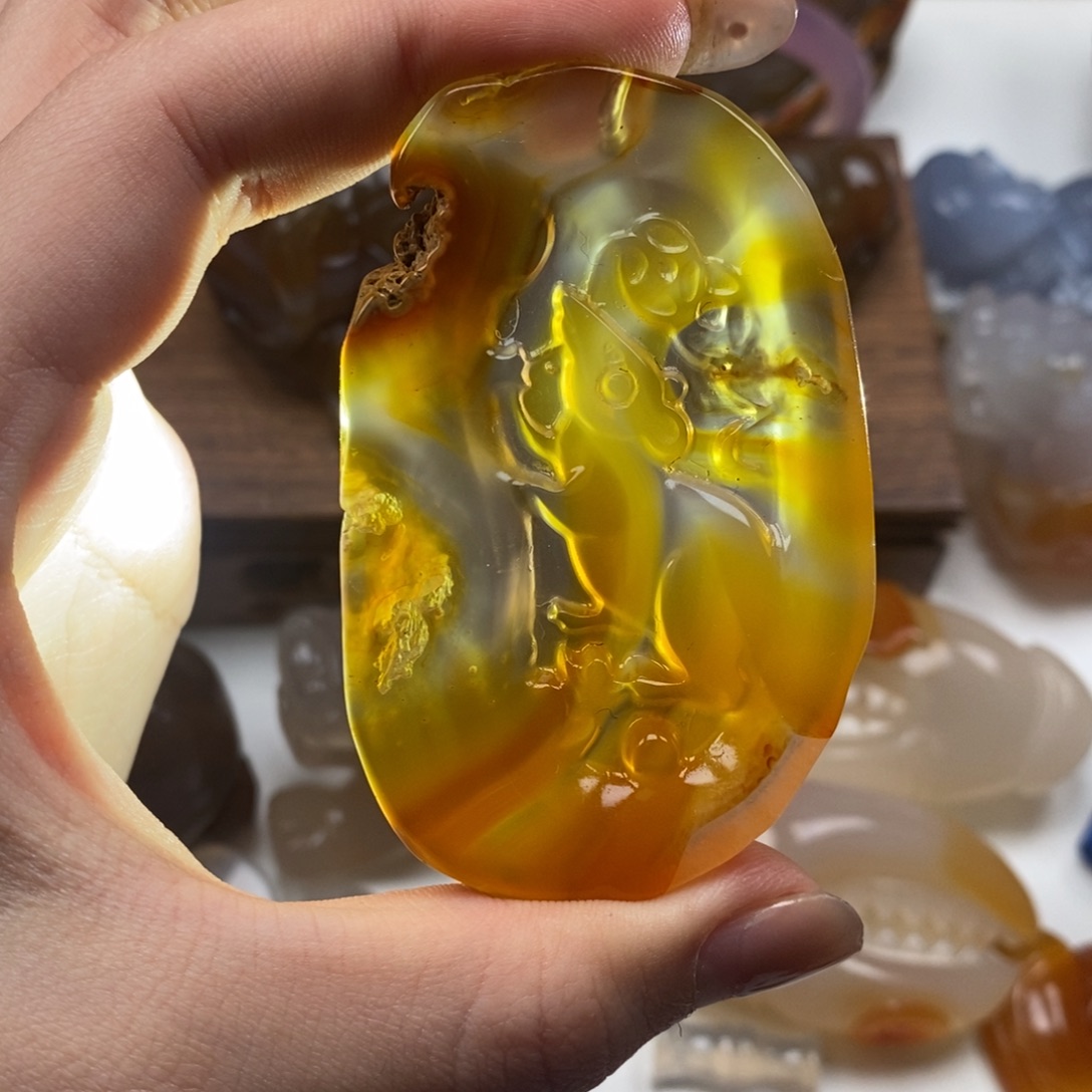 玛瑙/玉髓未镶嵌颈饰