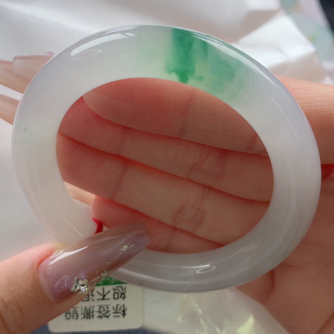未镶嵌手镯翡翠缅甸天然翡翠A货50.7
