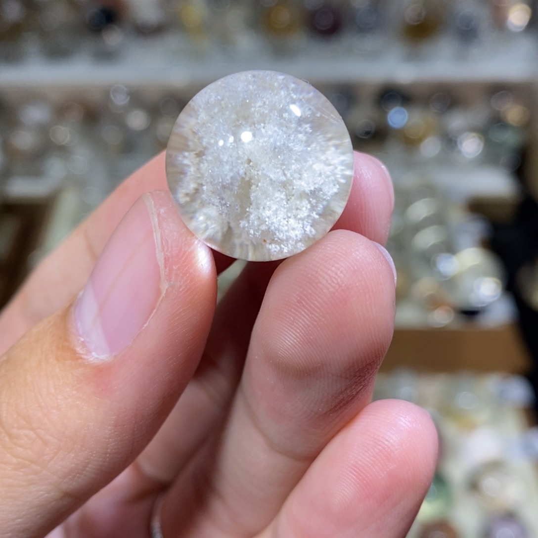 A***n未镶嵌珠宝半成品水晶18.2m